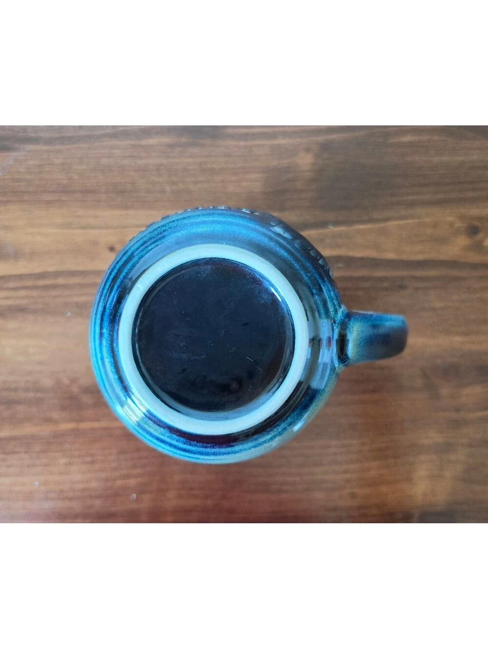 Colorado Bear Mug 3D Raised Ceramic Coffee Cup Blue Grn Drip Glaze Souvenir,415
